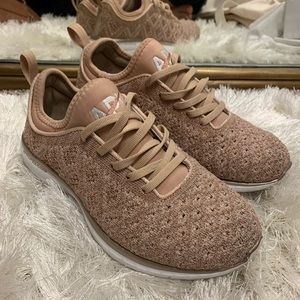 APL GOLD TENNIS SHOES